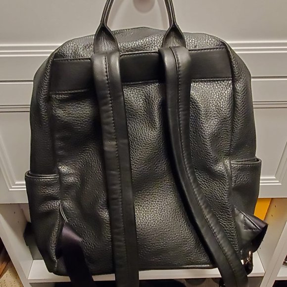 NINE WEST Black Leather Backpack main image 3